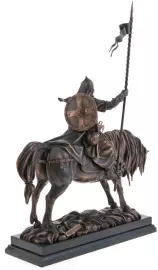 The author's bronze sculpture "Russian Warrior"