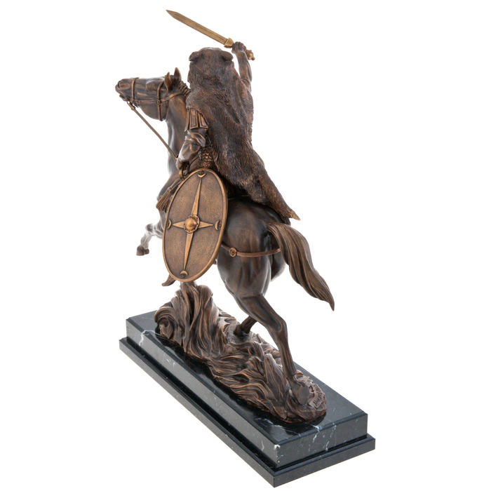 The author's bronze sculpture "Roman Warrior"