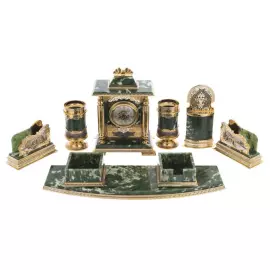 Настольный набор "Аристократ" из нефрита, Златоуст
