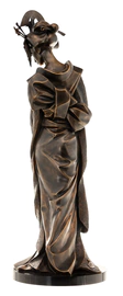 Авторская скульптура из бронзы "Сакура"