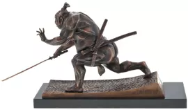 Авторская скульптура из бронзы "Борцы с мечами"