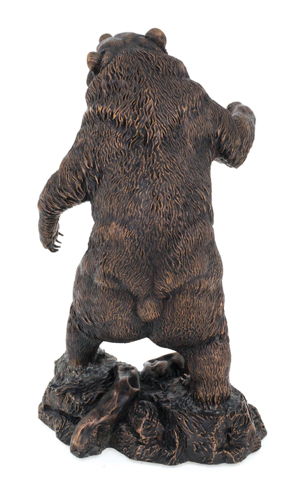 The author's bronze sculpture "The Connecting Rod Bear"
