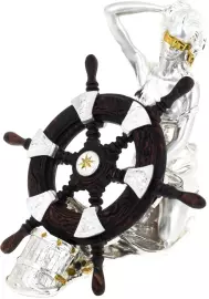 Statuette "Fortune" with silvering and gilding