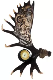 Композиция "Охота на льва" с термометром