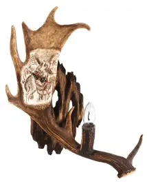 Бра с часами "Три волка"