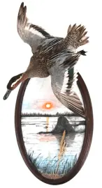 Композиция "Утка на озере" Композиция "Утка на озере"