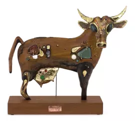 Композиция из дерева "Буренка"