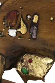 Композиция из дерева "Буренка"