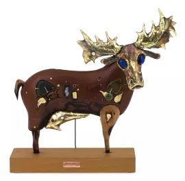 Композиция из дерева "Лось"