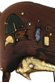 Композиция из дерева "Лось"