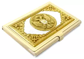 Businessman's kit (Prestige pen + Coat of Arms business card holder)