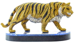 Tiger on a small stand (dolerite)