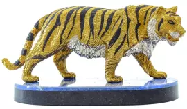 Тигр на подставке малый (долерит)