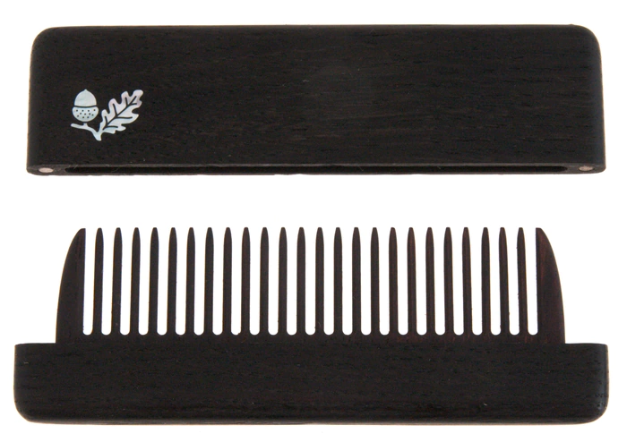 Men's hair comb (stained oak)