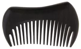 Классический женский гребешок из массива мореного дуба