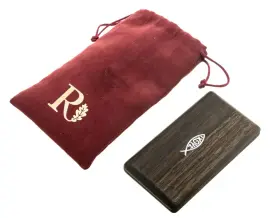 Визитница "Рыбка" мореный дуб