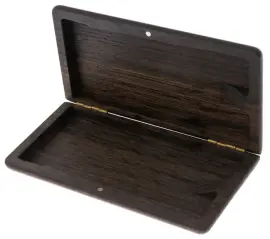 Визитница "Процветший крест" мореный дуб