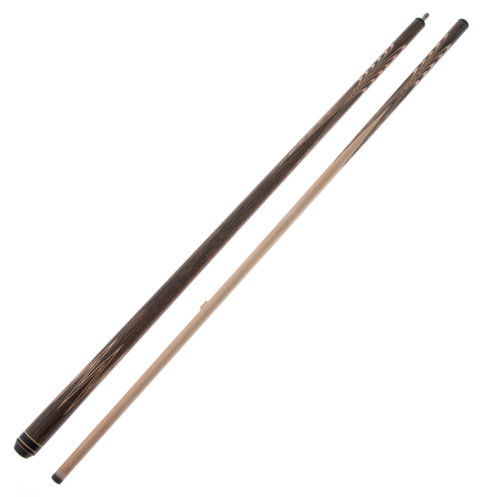 Billiard cue "Cobweb" made of stained oak