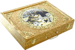 Weapon cleaning kit "Tiger and Bear Fight" (Karelian birch)