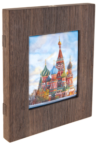 Panel "St. Basil's Cathedral" (stained oak, finish)