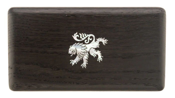 Business card holder "Heraldika" (stained oak)