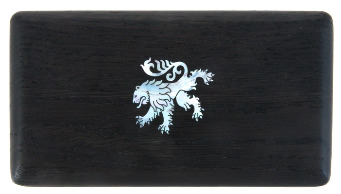 Business card holder "Heraldika" (stained oak)