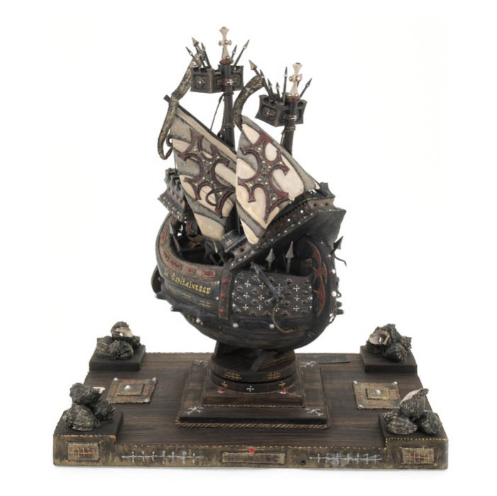 The ship made of stained oak "Kapitanessa"