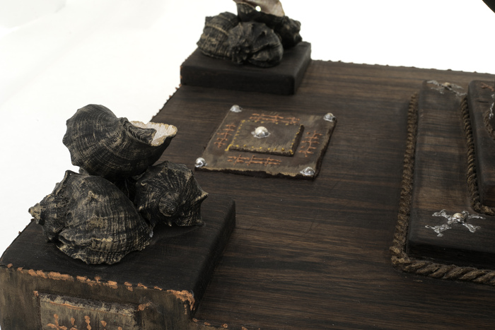 The ship made of stained oak "Kapitanessa"