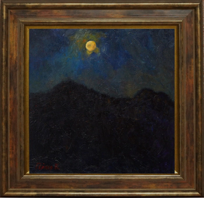 Oil painting "Silent Night" on canvas