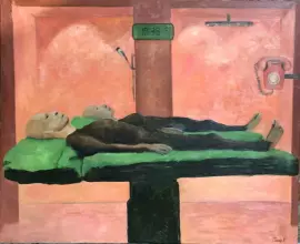 Oil painting "Spa treatment" on canvas