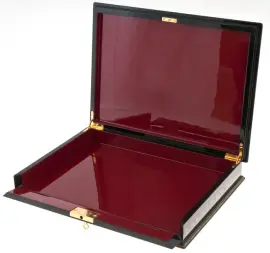 Шкатулка для бумаг "Тройка" Костюк, Палех Шкатулка для бумаг "Тройка" Костюк, Палех