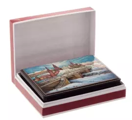 Шкатулка Холуй "Старая Москва"