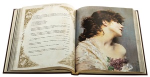 Leather-bound gift book "Pearls of Wisdom of all times and peoples"