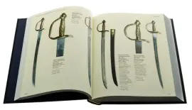 Книга в кожаном переплете "Строевое холодное оружие русской армии и флота. 1700–1881 гг."