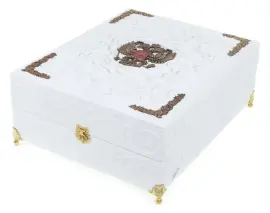 Книга в кожаном переплете с накладками "История государства Российского" Н.М. Карамзин Книга в кожаном переплете с накладками "История государства Российского" Н.М. Карамзин