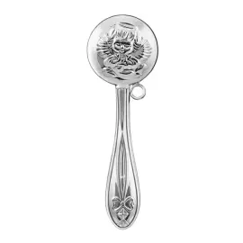 Серебряный набор для малышей DODO "Ангел": ложка и погремушка, на 1 персону