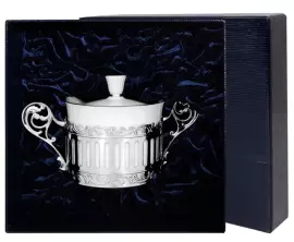 Серебряная сахарница "Богема"