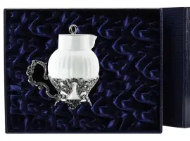 Серебряный сливочник "Симфония" с чернением Серебряный сливочник "Симфония" с чернением