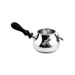 Silver set for coffee "Bohemian": strainer, turk, cups