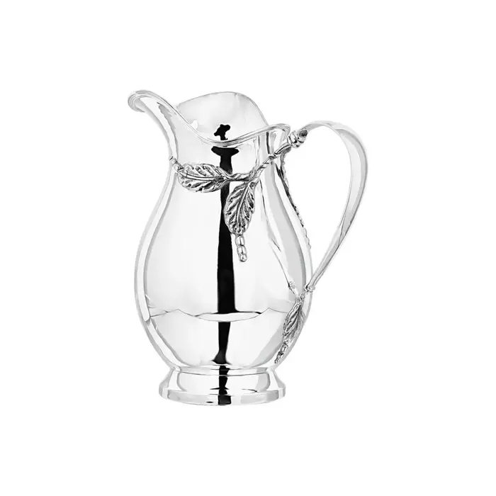 Серебряный кувшин "Листья"