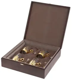 Чайный набор "Москва" на 4 персоны, Златоуст Чайный набор "Москва" на 4 персоны, Златоуст