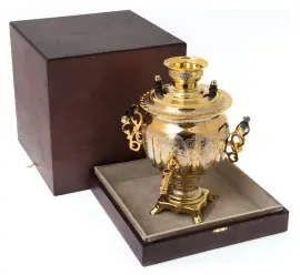 Самовар "Украшенный" 3 литра, Златоуст Самовар "Украшенный" 3 литра, Златоуст