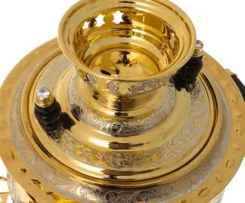 Самовар "Украшенный" 3 литра, Златоуст Самовар "Украшенный" 3 литра, Златоуст