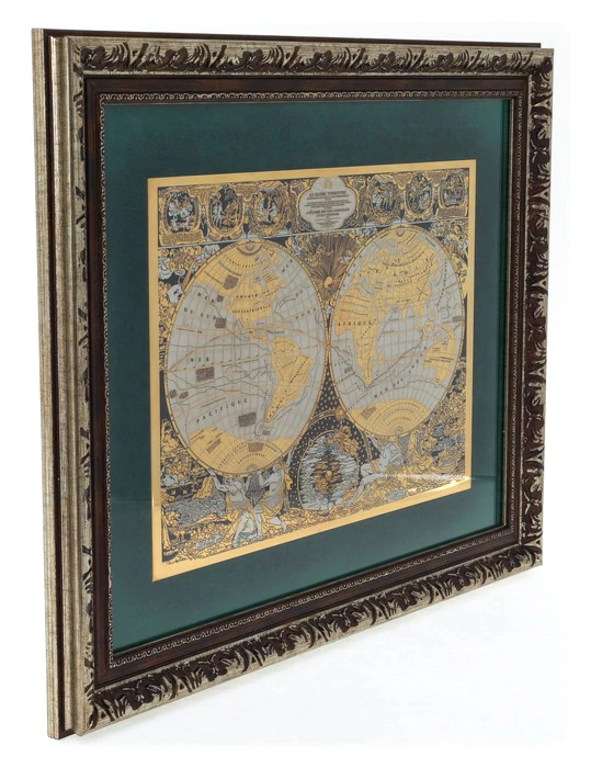 Panel "Map of the ancient world" Zlatoust