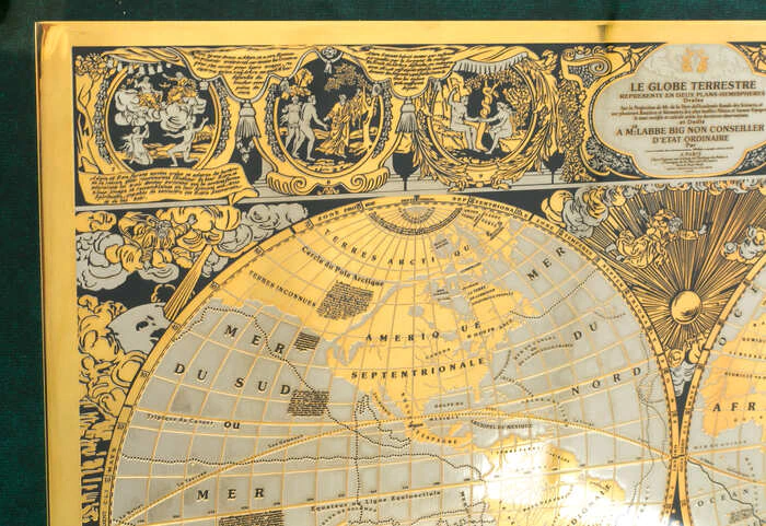 Panel "Map of the ancient world" Zlatoust