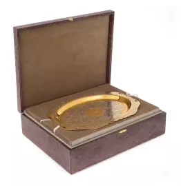 Водочный набор на 4 персоны с лазуритом "Чарка" Златоуст