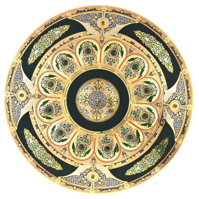 A set of "Decorated" saber and shield, Zlatoust