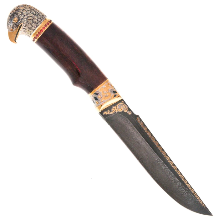 Knife with stand "Sokol" Zlatoust