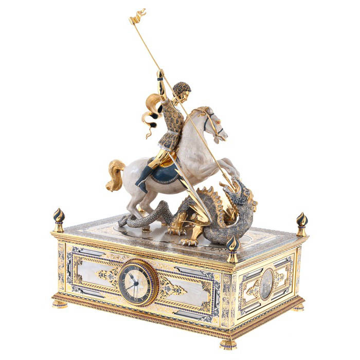 Pobedonostsev watch with secret drawers, Zlatoust