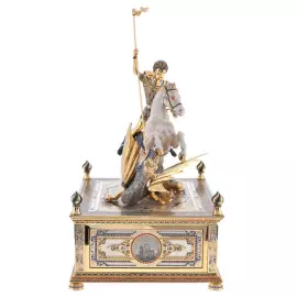 Часы "Победоносец" с тайными ящиками, Златоуст